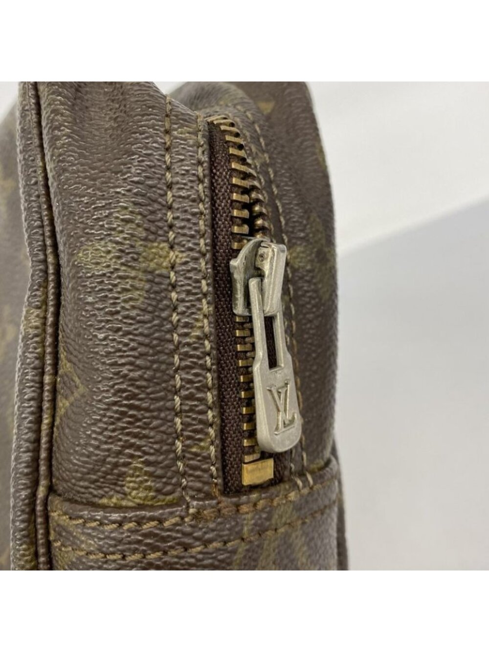 Louis Vuitton Pouch Monogram Trousse Toilette 28 Brown - Picture 9 of 10